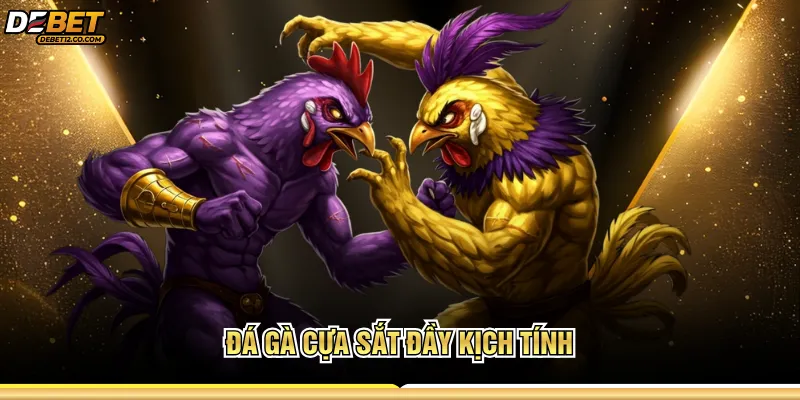 Đá gà cựa sắt đầy kịch tính 