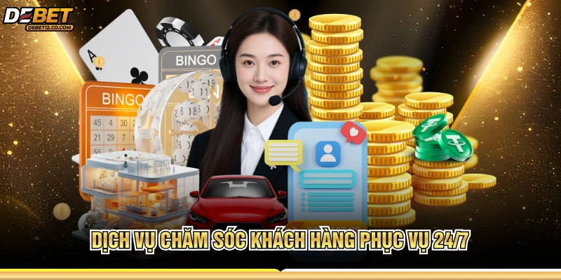 Dịch vụ chăm sóc khách hàng phục vụ 24/7