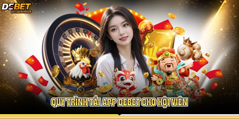 Quy trình tải app DEBET cho hội viên 
